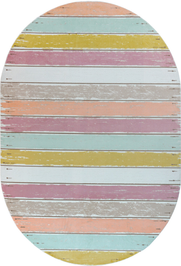 Ковер 2,40х3,40 Rainbow 1034A White Oval