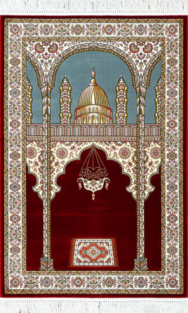 Ковер 0,80х1,20 Silk Touch 011 RED Namaz