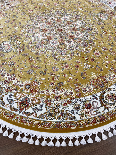 Ковер 2,00х2,00 Silk Touch 098 gold round