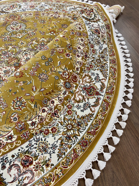 Ковер 2,00х2,00 Silk Touch 098 gold round