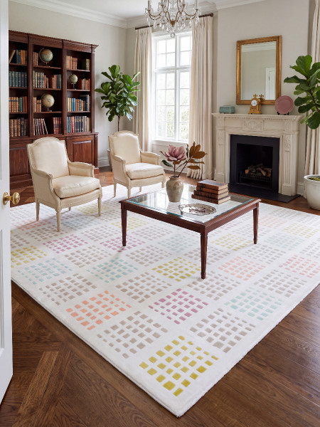 Ковер 3,00х4,00 Rainbow 1024C white