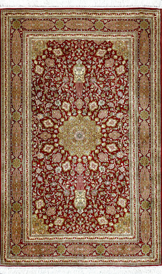 Ковер 0,80х1,30 Kashmir Silk 1000000 kn Red