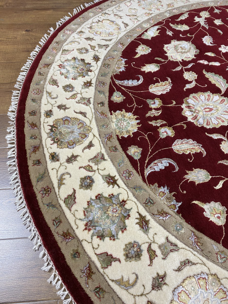 Ковер 2,00х2,00 Indien Orient floral beige red round