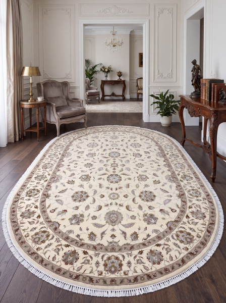 Ковер 2,02х3,03 Indien Orient floral beige oval