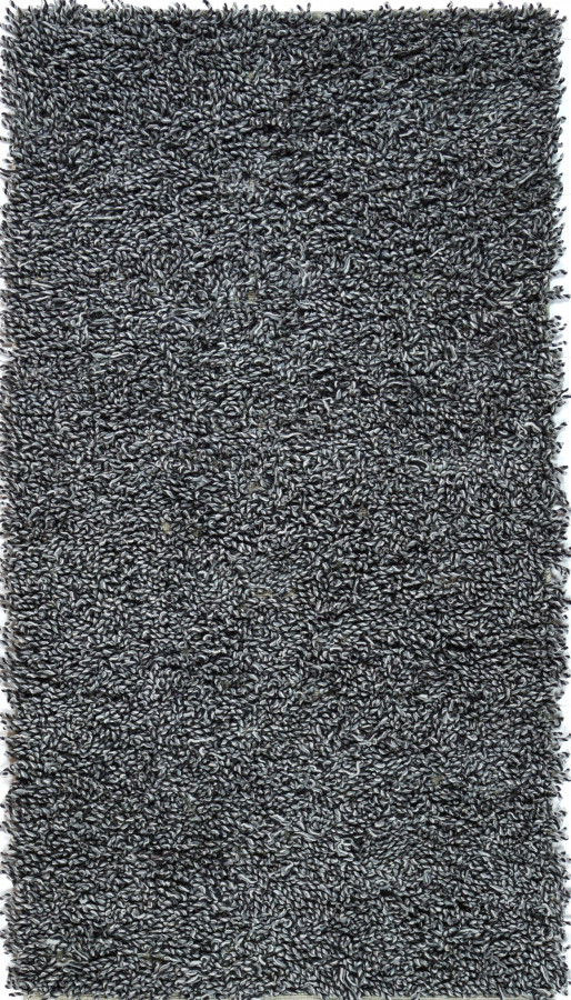 Ковер 0,80х1,50 Shaggy Plain grey black