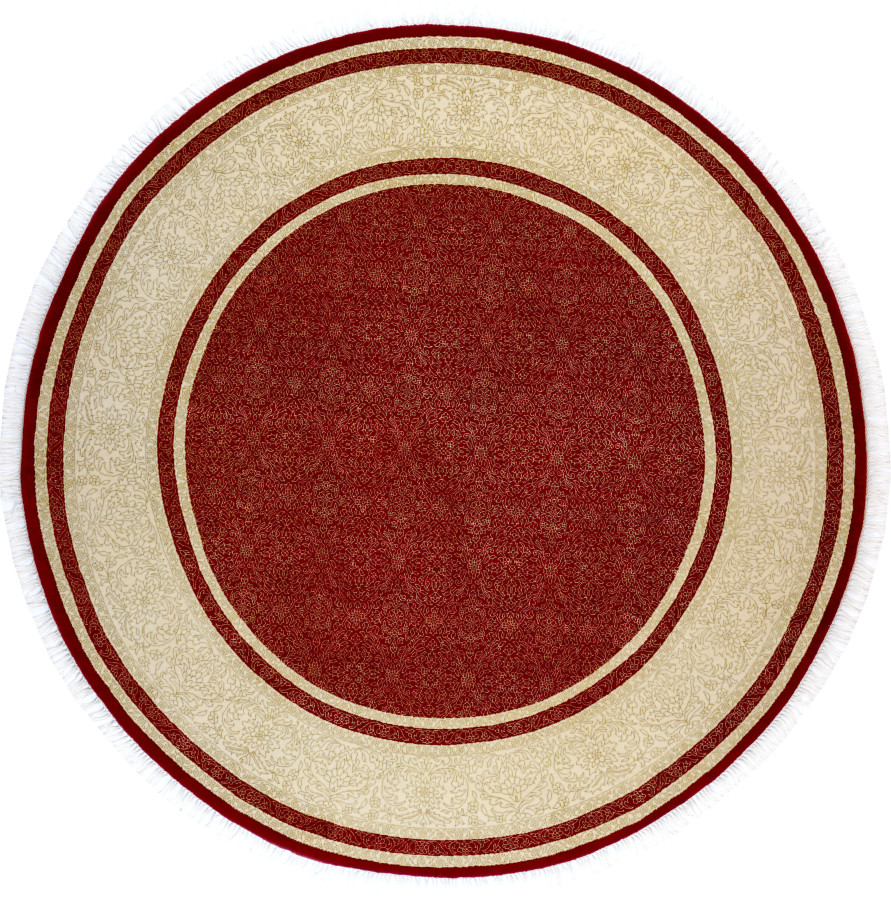 Ковер 1,99х1,99 Indien Renaissance beige red round