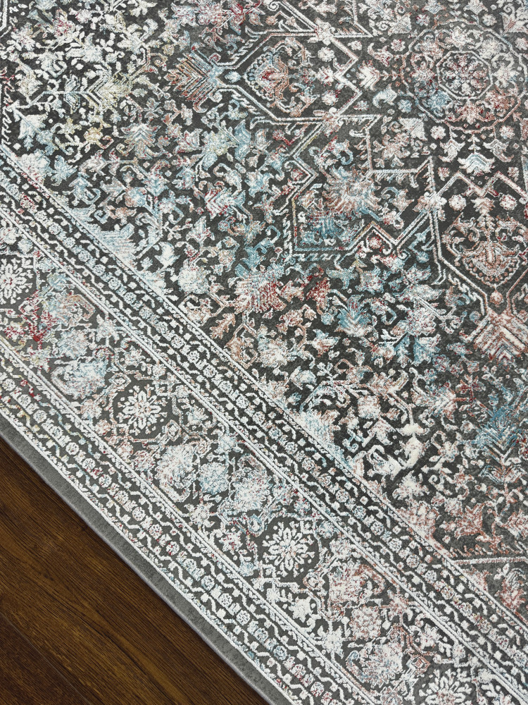 Ковер 1,60х2,30 Abstract Silk M676D grey terra