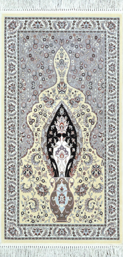 Ковер 0,60х1,10 Silk Touch 002 ivory pastel namaz