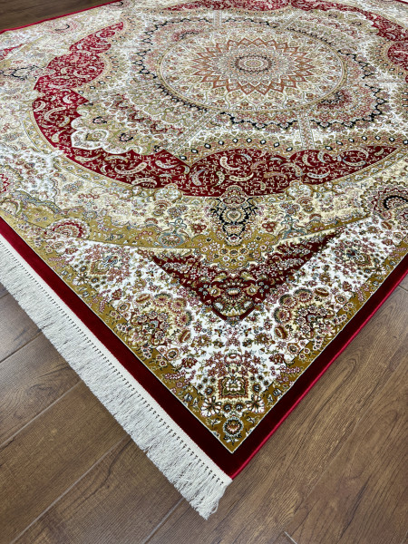 Ковер 2,40х3,40 Silk Touch 025 red fringe