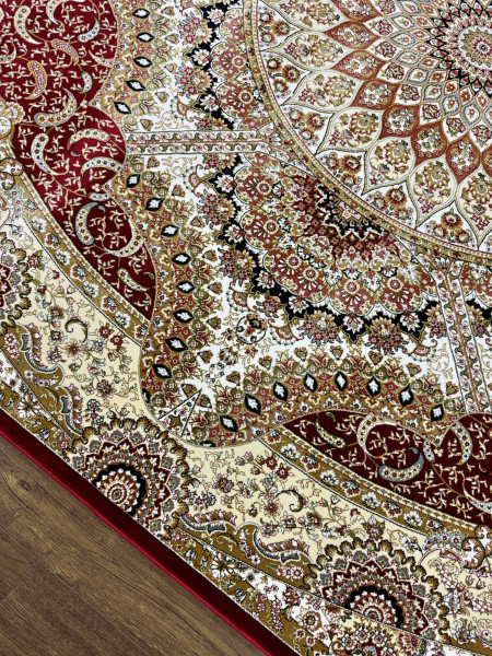 Ковер 2,40х3,40 Silk Touch 025 red fringe