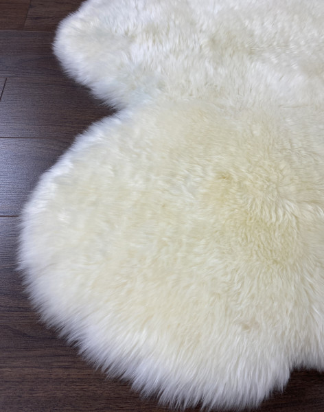 Ковер-шкура 1,10х1,80 Sheepskin WHITE 4-шк.