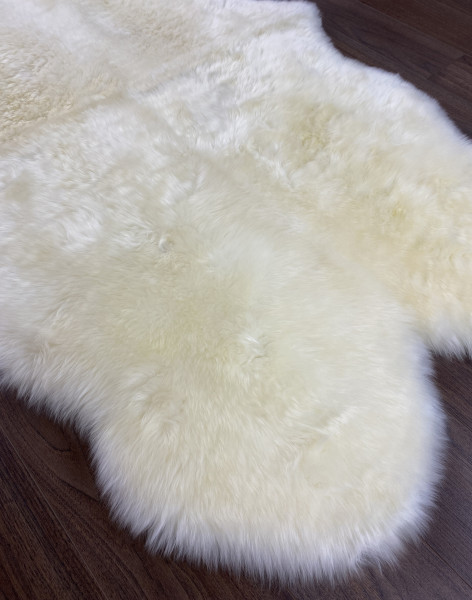 Ковер-шкура 1,10х1,80 Sheepskin WHITE 4-шк.