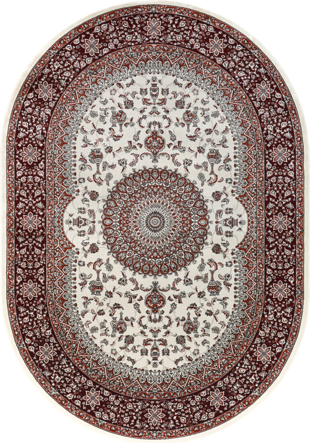 Ковер 2,40х3,40 Aqua 3637A cream tile oval