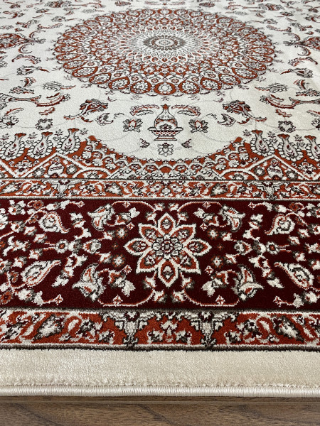 Ковер 2,40х3,40 Aqua 3637A cream tile oval
