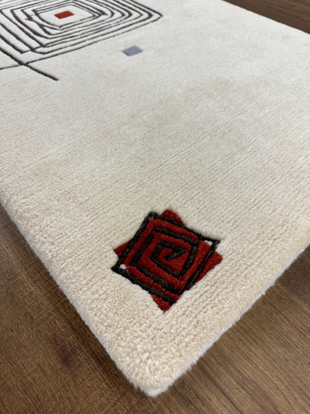 Ковер 0,70х1,39 Nepal Makalu beige red