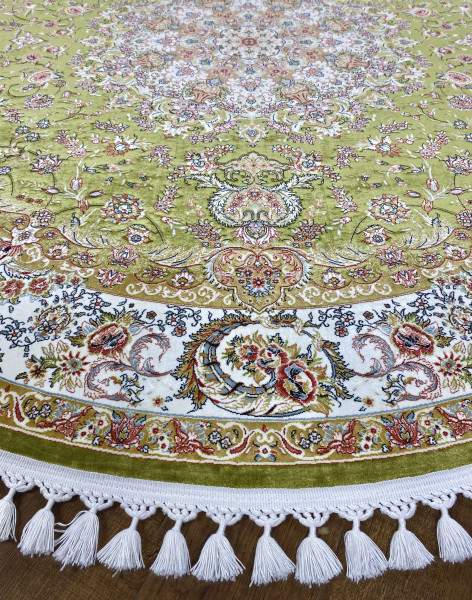 Ковер 2,00х2,00 Silk Touch 098 green round