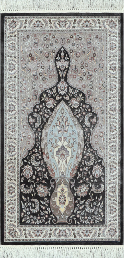 Ковер 0,50х0,80 Silk Touch 002 antracite pastel namaz