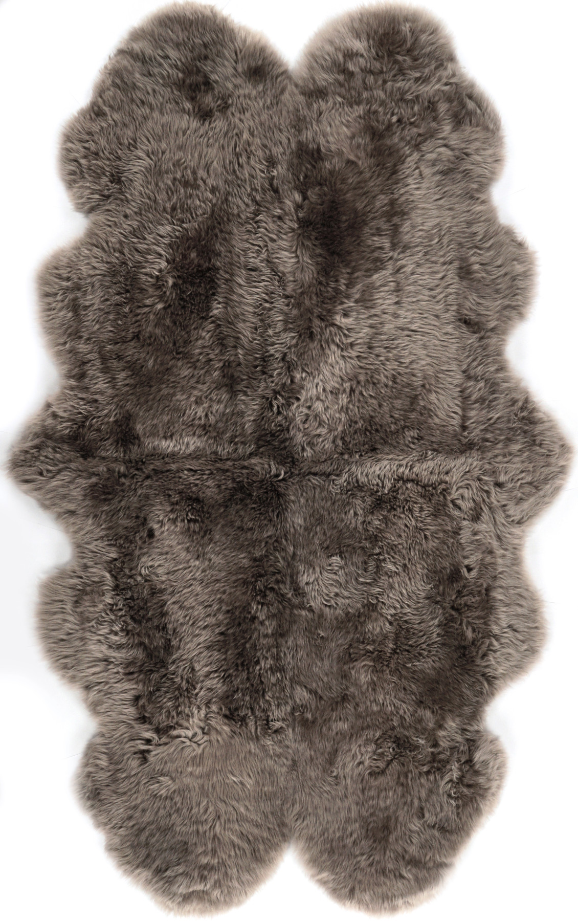 Ковер-шкура 1,10х1,90 Sheepskin light brown 4-шк.