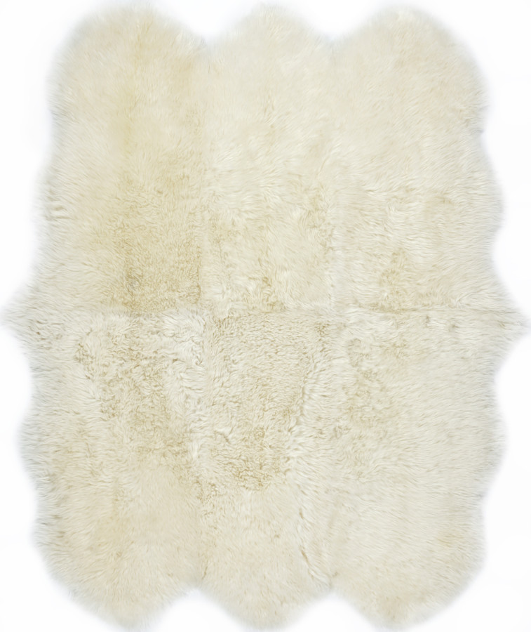 Ковер-шкура 1,50х1,90 Sheepskin white 6-шк.