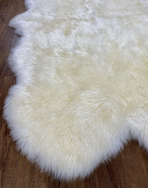 Ковер-шкура 1,50х1,90 Sheepskin white 6-шк.