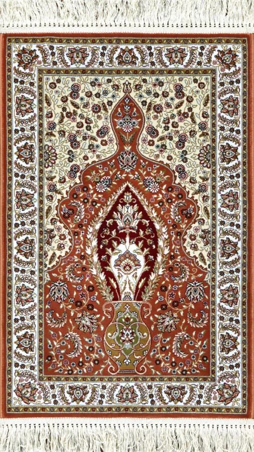 Ковер 0,50х0,80 Silk Touch 002 old pink pastel namaz