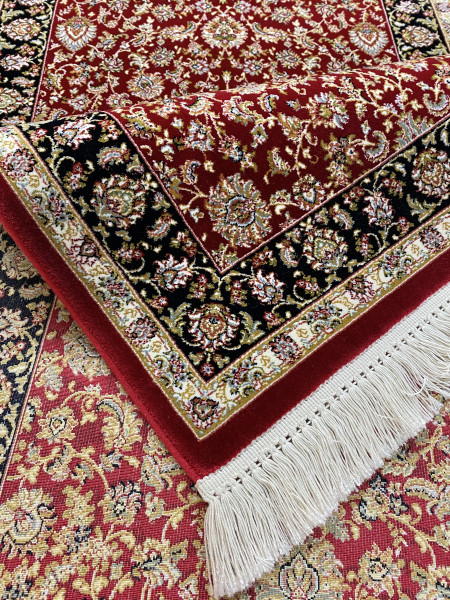 Ковер 0,65х2,10 Silk Touch 006 red black