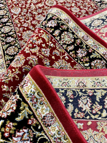 Ковер 0,65х2,10 Silk Touch 006 red black