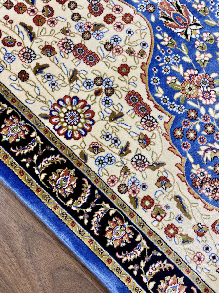 Ковер 0,67х1,10 Silk Touch 002 ocean blue navy namaz