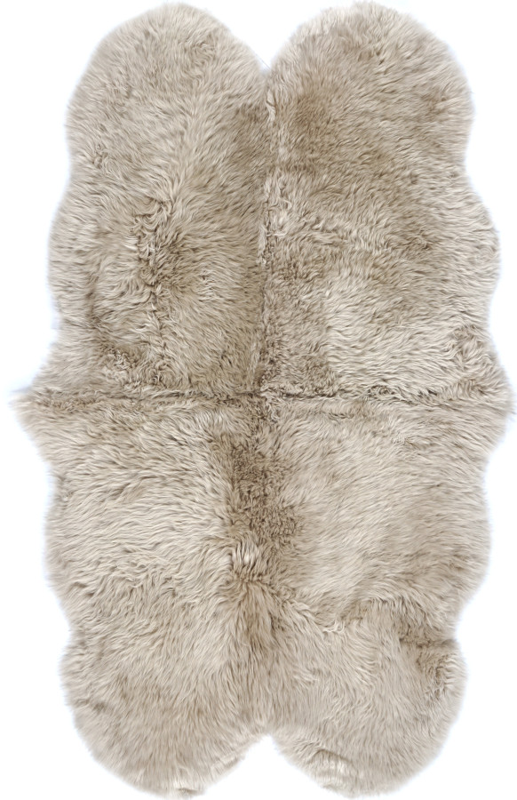 Ковер-шкура 1,10х1,90 Sheepskin camel 4-шк
