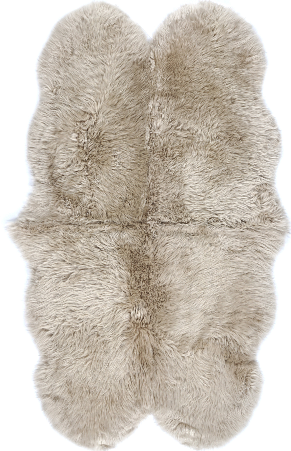 Ковер-шкура 1,10х1,90 Sheepskin camel 4-шк