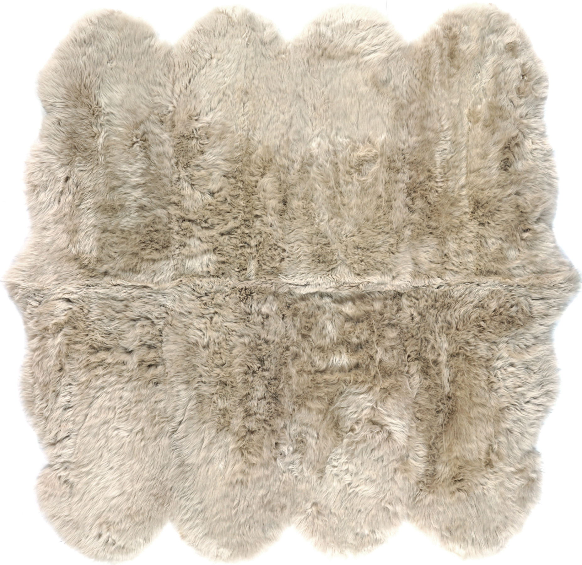 Ковер-шкура 1,90х1,90 Sheepskin camel 8-шк