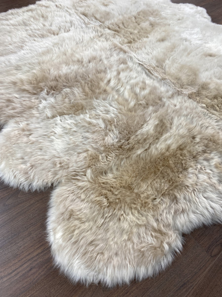 Ковер-шкура 1,90х1,90 Sheepskin camel 8-шк