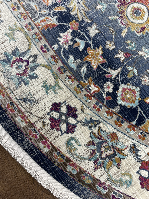 Ковер 2,40х3,40 Crystal 3559A navy cream oval