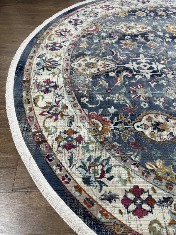 Ковер 2,40х3,40 Crystal 3559A navy cream oval