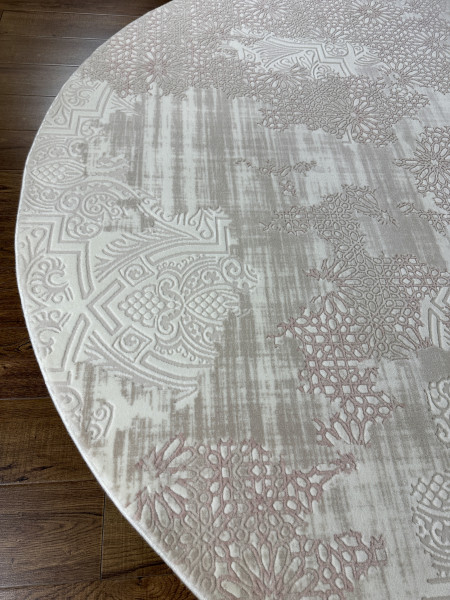 Ковер 2,40х3,40 Diora 2182C pink oval