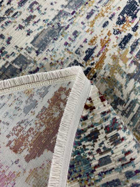 Ковер 2,80х2,80 Crystal 3861A cream blue round