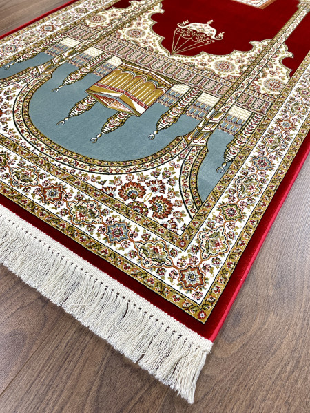 Ковер 0,67х1,10 Silk Touch 013 red namaz