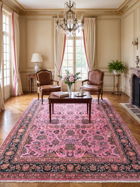 Ковер 2,36х3,03 Indien Kashan rose