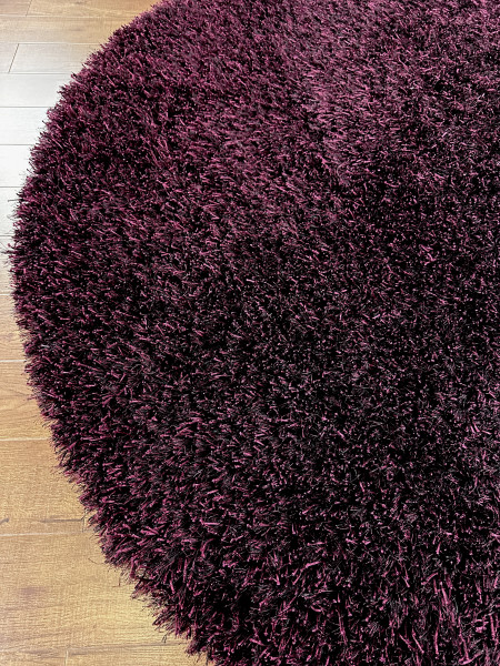 Ковер 2,50х2,50 Shaggy Twinkle plum round