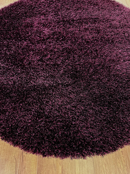 Ковер 2,50х2,50 Shaggy Twinkle plum round