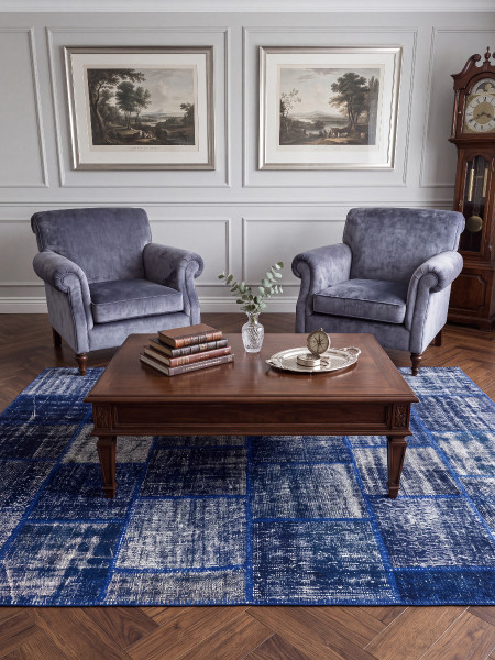 Ковер 1,70х2,41 Turkish Patchwork blue