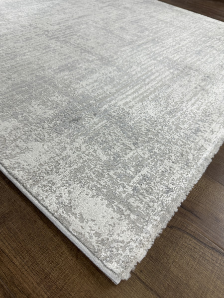 Ковер 0,80х1,50 Elegant Design D177E white l.gray