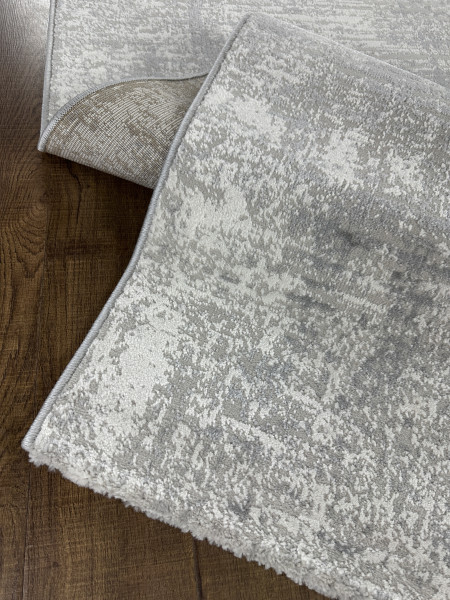 Ковер 0,80х1,50 Elegant Design D177E white l.gray