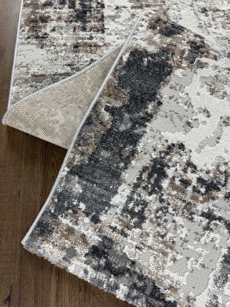 Ковер 1,60х2,30 Elegant Design ID43A white d.gray