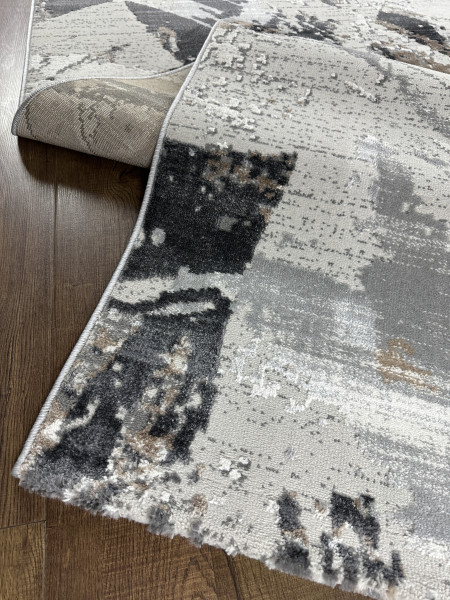 Ковер 0,80х1,50 Elegant Design IF40A white d.gray