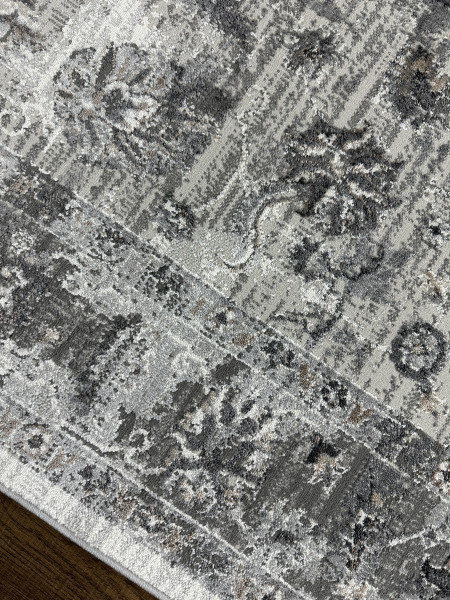 Ковер 0,80х1,50 Elegant Design IF48A white d.gray