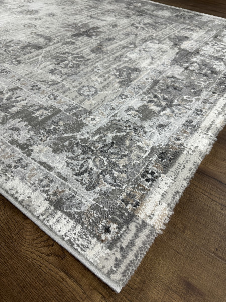 Ковер 0,80х1,50 Elegant Design IF48A white d.gray