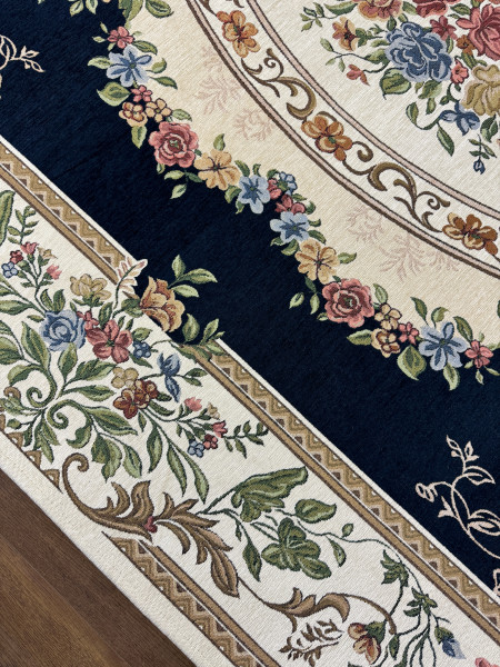 Ковер 2,40х3,30 China Chenille beige navy