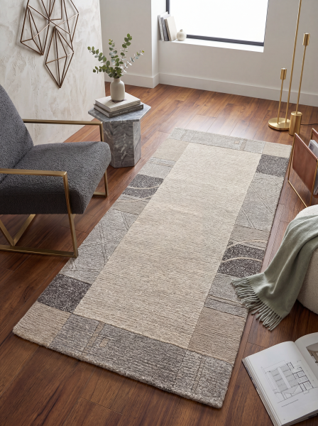 Ковер 0,74х1,38 Nepal Collection 8070B gray