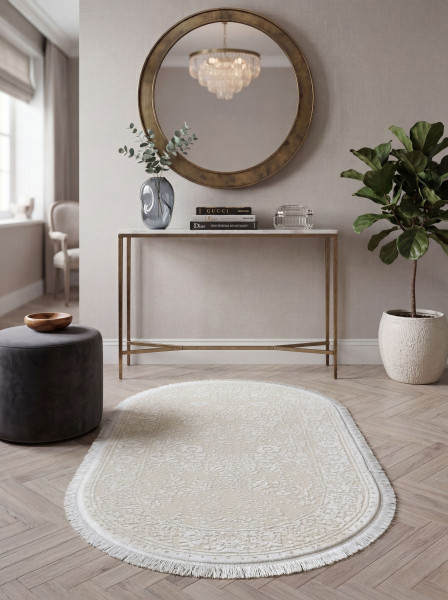 Ковер 0,80х1,50 Charm 1302 cream oval